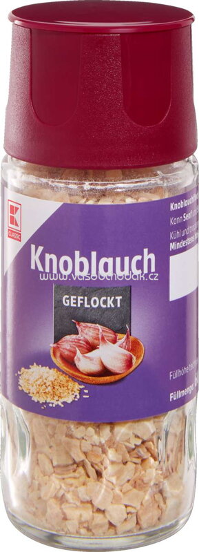 K-Classic Knoblauch, geflockt, 60g
