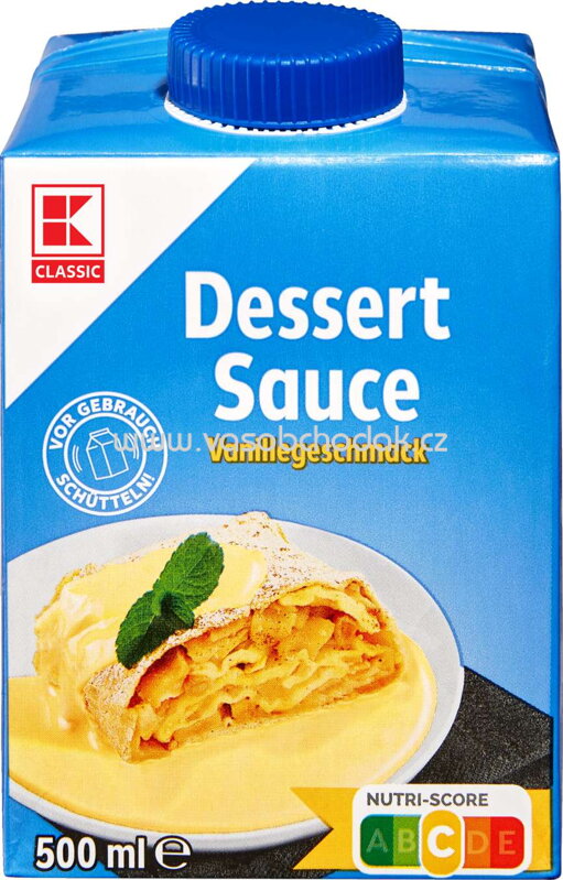 K-Classic Dessert Sauce Vanille, 3,5% Fett, 500 ml