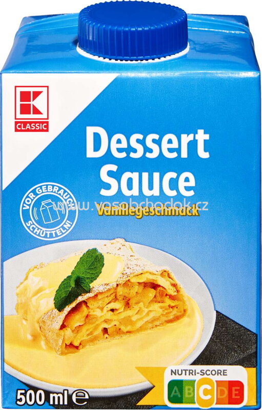 K-Classic Dessert Sauce Vanille, 3,5% Fett, 500 ml K-Classic Dessert Sauce Vanille, 3,5% Fett, 500 ml