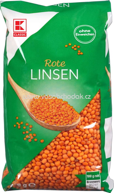 K-Classic Rote Linsen, 500g