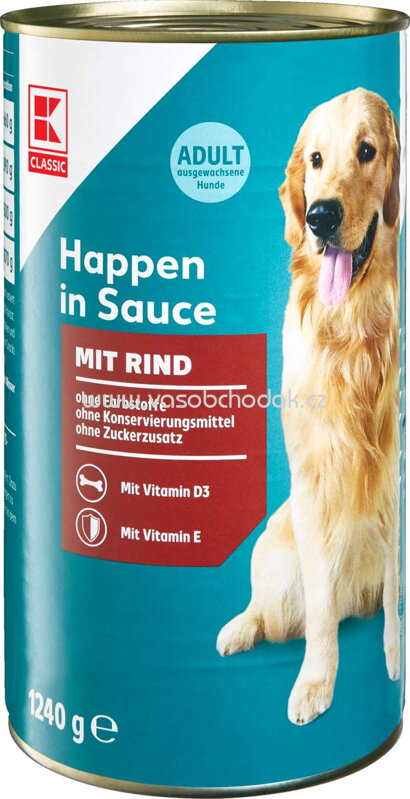 K-Classic Happen in Sauce mit Rind, 1240g