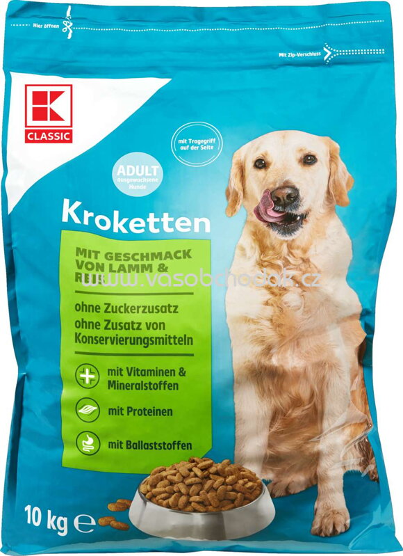 K-Classic Kroketten mit Geschmack von Lamm & Reis, 10 kg