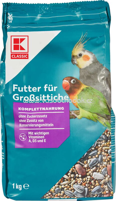 K-Classic Futter für Großsittiche, 1 kg