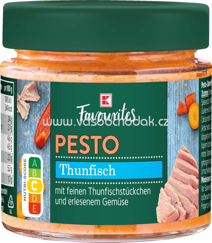 K-Favourites Pesto Thunfisch, 190g