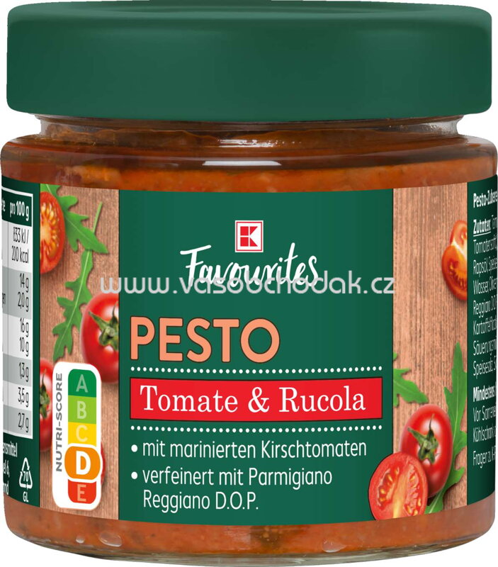 K-Favourites Pesto Tomate & Rucola, 190g K-Favourites Pesto Tomate & Rucola, 190g