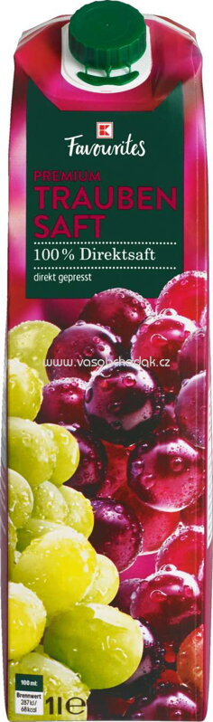 K-Favourites Premium Trauben Saft, 1l K-Favourites Premium Trauben Saft, 1l