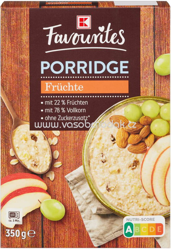 K-Favourites Porridge Früchte, 350g