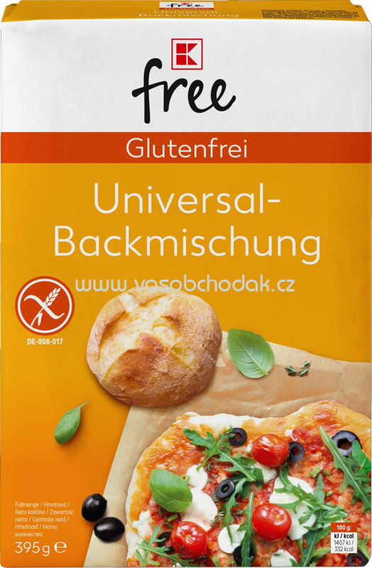 K-Free Glutenfrei Universal Backmischung, 395g