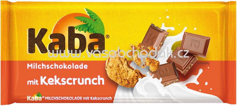 Kaba Milchschokolade mit Kekscrunch, 100g