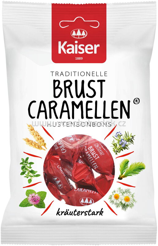 Kaiser Brust Caramellen, 100g Kaiser Brust Caramellen, 100g