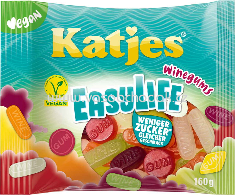 Katjes EasyLife Winegums, 160g Katjes EasyLife Winegums, 160g