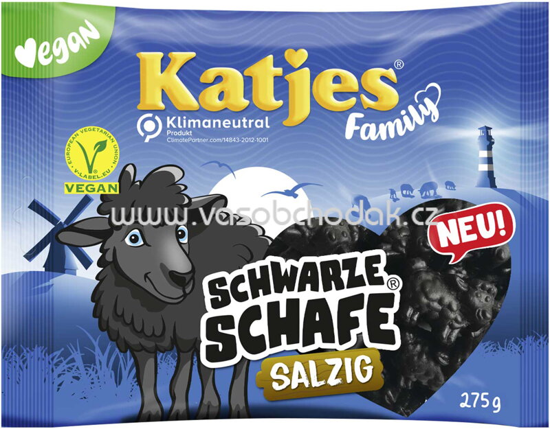 Katjes Family Schwarze Schafe salzig, 250g
