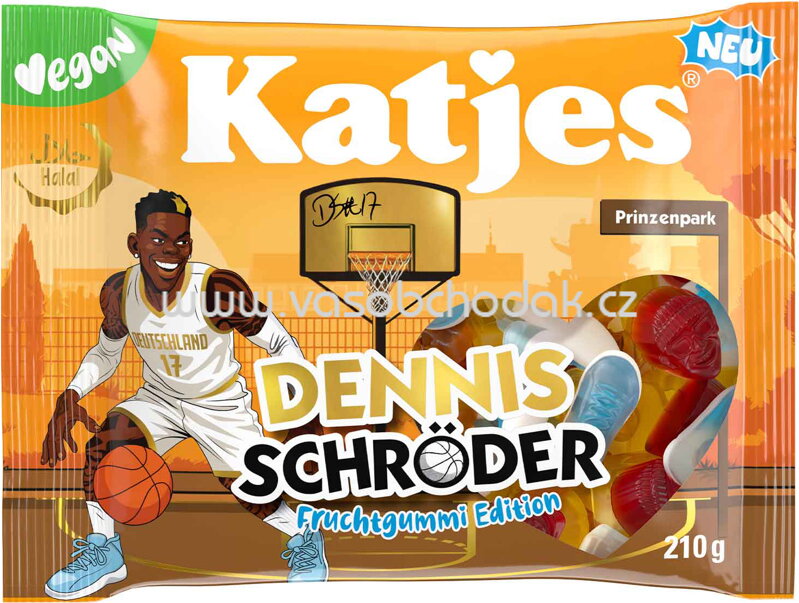 Katjes Dennis Schröder Fruchtgummi, 210g