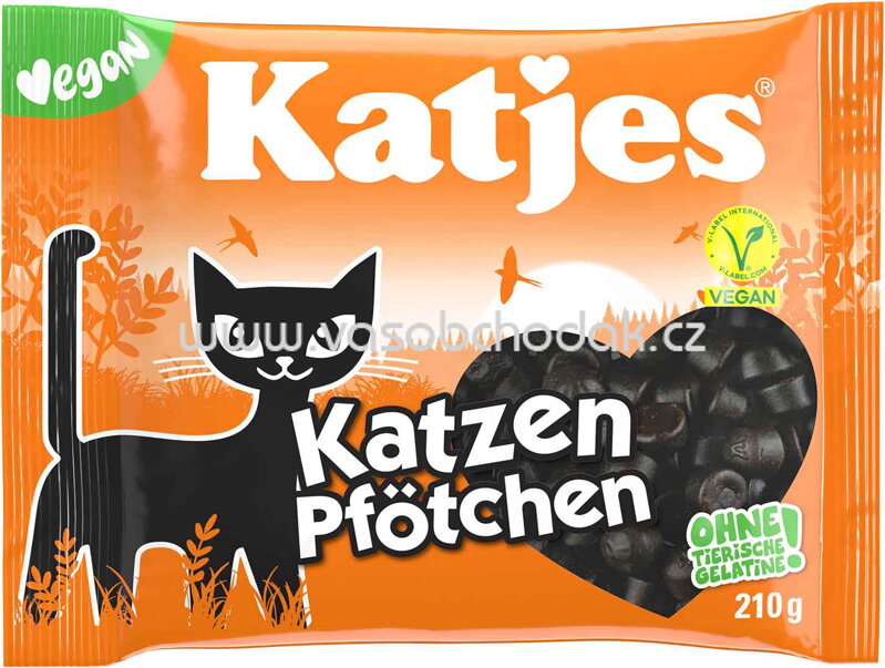 Katjes Katzen Pfötchen, 210g
