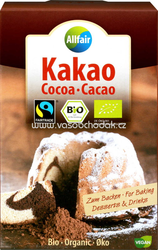 Allfair Bio Kakao Fairtrade, 125g