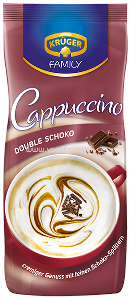 Krüger Cappuccino Double Schoko, 500g Krüger Cappuccino Double Schoko, 500g
