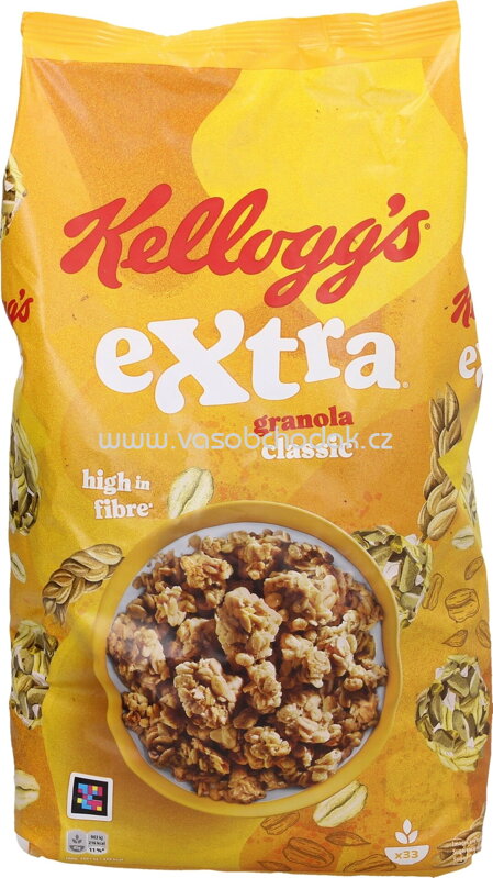 Kellogg's Crunchy Müsli Extra Granola Classic, 1,5 kg