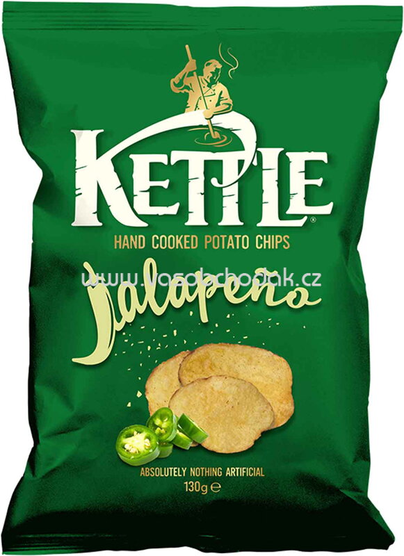 Kettle Chips Jalapeño, 130g