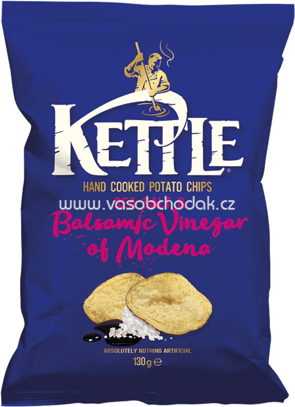 Kettle Chips Sea Salt & Balsamic Vinegar of Modena, 130g
