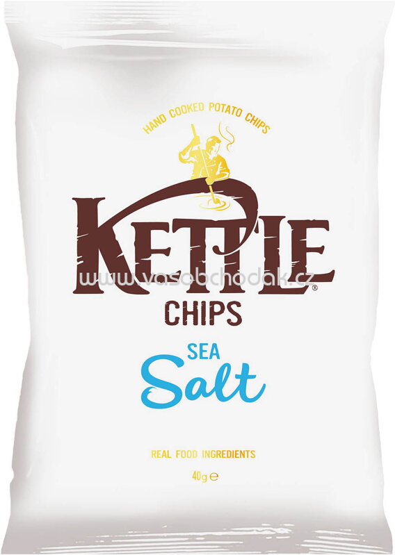 Kettle Chips Sea Salt, 40g Kettle Chips Sea Salt, 40g