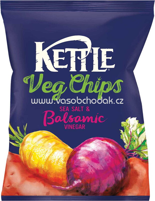 Kettle Veg Chips Sea Salt & Balsamic Vinegar of Modena, 100g Kettle Veg Chips Sea Salt & Balsamic Vinegar of Modena, 100g
