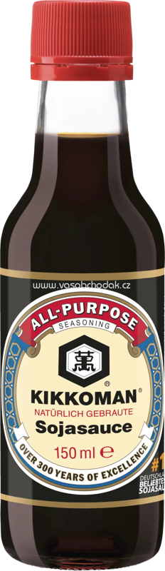 Kikkoman Natürlich Gebraute Sojasauce Flasche, 150 ml