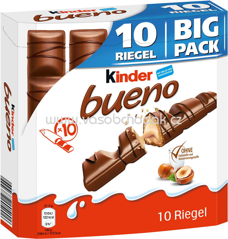 Kinder Bueno, 10 St, 215g