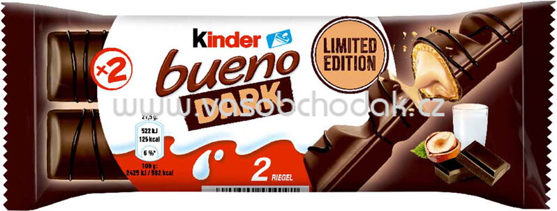 Kinder Bueno Dark, 2 St, 43g