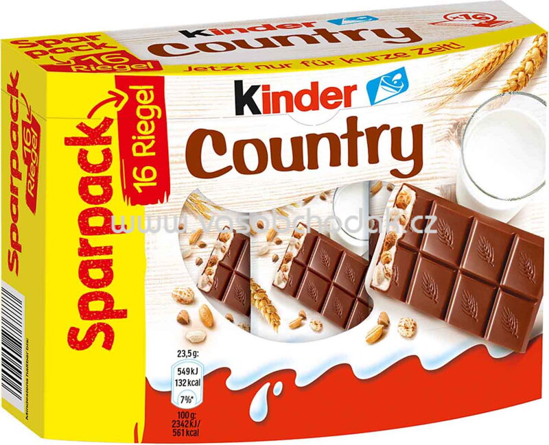 Kinder Country Sparpack, 16 St, 376g Kinder Country Sparpack, 16 St, 376g