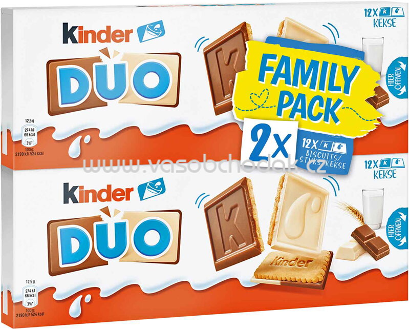 Kinder Duo Family Pack, 24 St, 300g