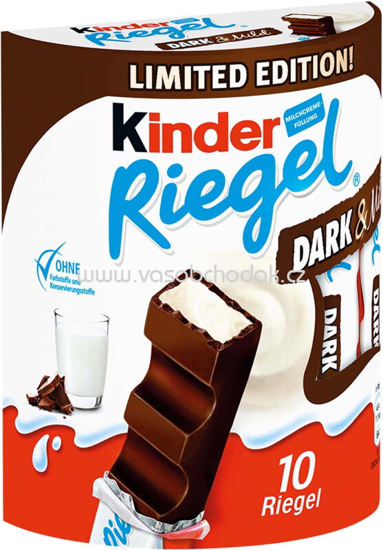 Kinder Riegel Dark & Mild, 10 St, 210g