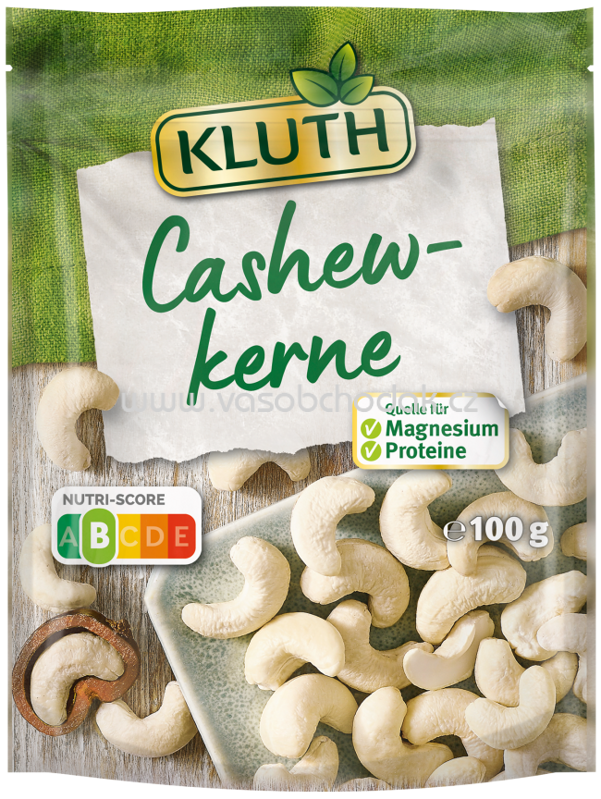 Kluth Cashewkerne, 100g Kluth Cashewkerne, 100g