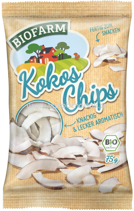 Kluth Biofarm Kokos Chips, 75g Kluth Biofarm Kokos Chips, 75g