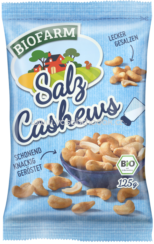 Kluth Biofarm Salz Cashews, 125g Kluth Biofarm Salz Cashews, 125g