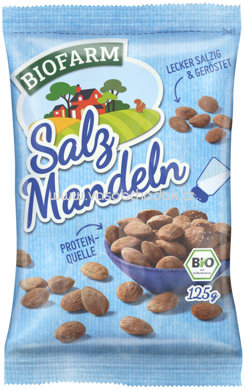 Kluth Biofarm Salz Mandeln, 125g Kluth Biofarm Salz Mandeln, 125g