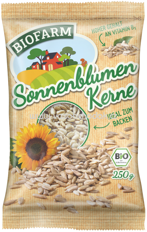 Kluth Biofarm Sonnenblumenkerne, 250g Kluth Biofarm Sonnenblumenkerne, 250g