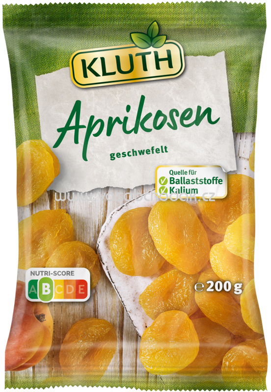 Kluth Aprikosen, geschwefelt, 200g Kluth Aprikosen, geschwefelt, 200g