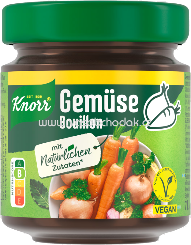 Knorr Gemüse Bouillon, Glas, 6,8l Knorr Gemüse Bouillon, Glas, 6,8l