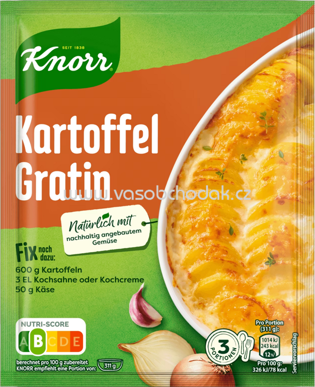 Knorr Fix Gemüsegerichte Kartoffel Gratin, 1 St