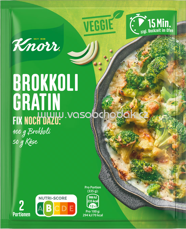 Knorr Fix Brokkoli Gratin, 1 St Knorr Fix Brokkoli Gratin, 1 St