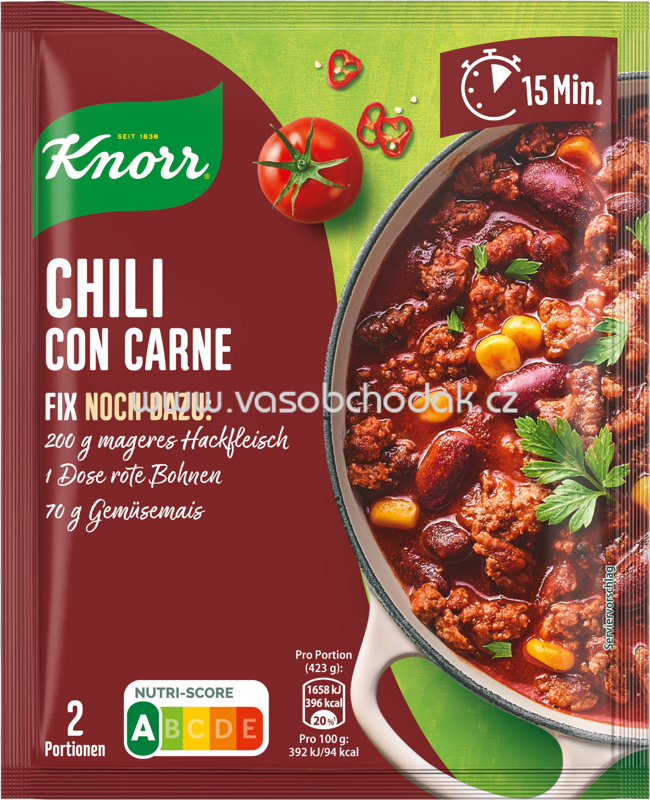 Knorr Fix Chili con Carne, 1 St Knorr Fix Chili con Carne, 1 St