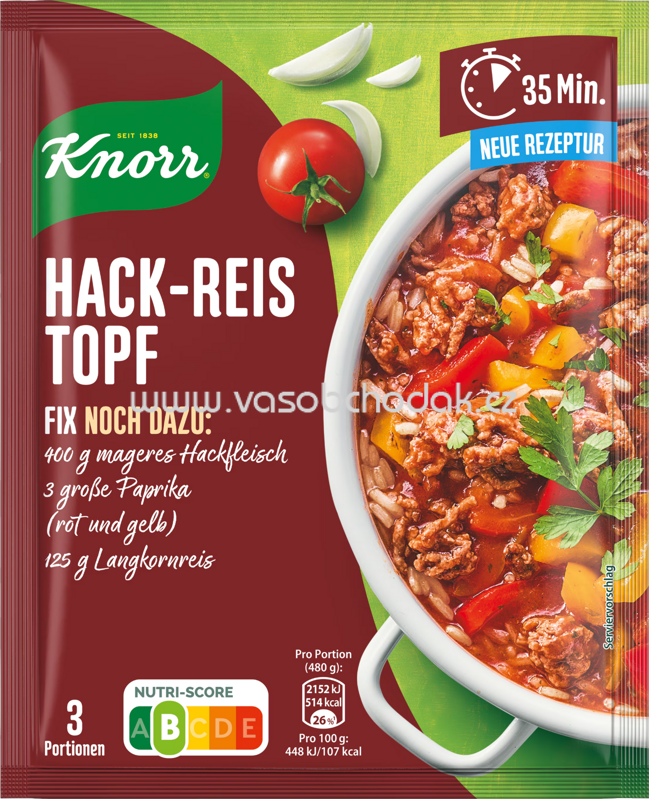 Knorr Fix Hack Reis Topf, 1 St Knorr Fix Hack Reis Topf, 1 St