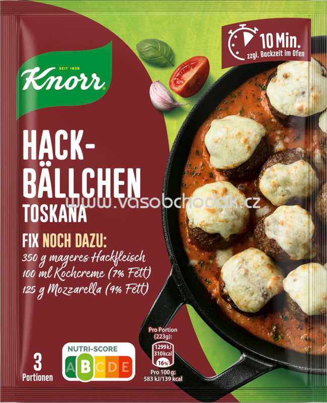 Knorr Fix Hackbällchen Toskana, 1 St Knorr Fix Hackbällchen Toskana, 1 St