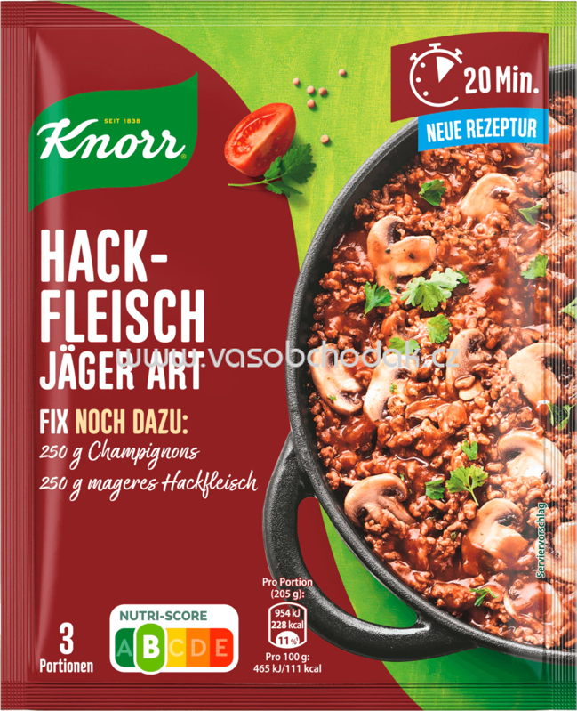 Knorr Fix Hackfleisch Jäger Art, 1 St Knorr Fix Hackfleisch Jäger Art, 1 St