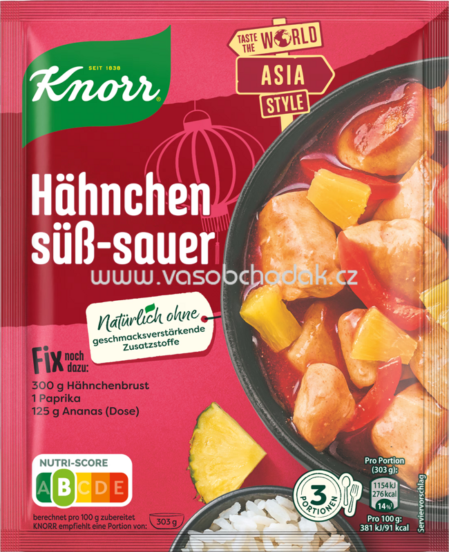 Knorr Fix Hähnchen süß-sauer, 1 St