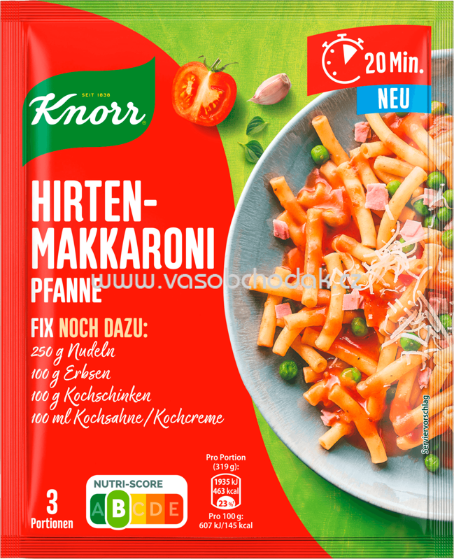 Knorr Fix Hirten Makkaroni Pfanne, 1 St Knorr Fix Hirten Makkaroni Pfanne, 1 St