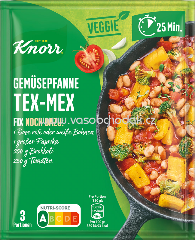 Knorr Fix Gemüsepfanne Tex-Mex, 1 St Knorr Fix Gemüsepfanne Tex-Mex, 1 St