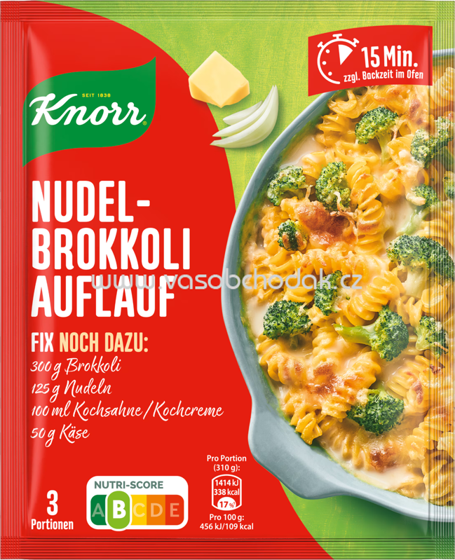 Knorr Fix Nudel Brokkoli Auflauf, 1 St Knorr Fix Nudel Brokkoli Auflauf, 1 St