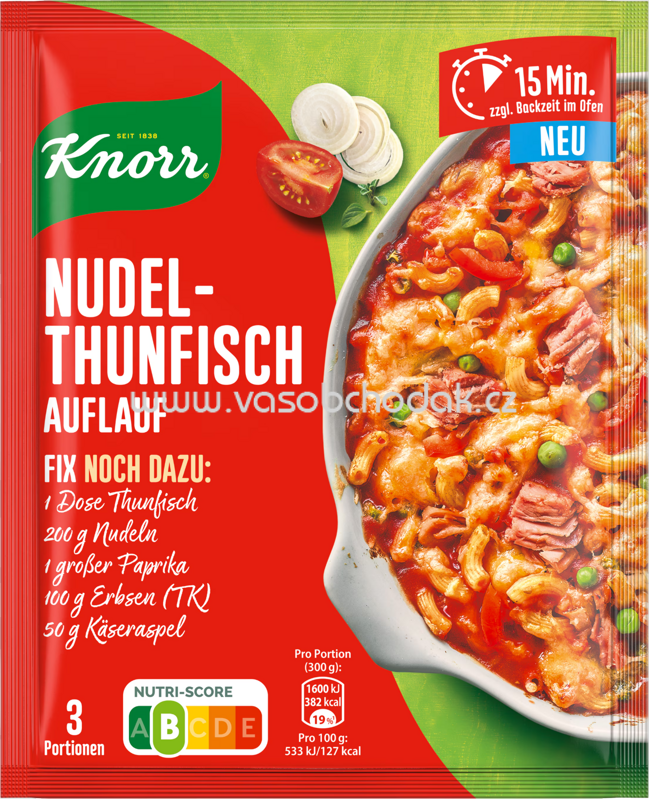 Knorr Fix Nudel Thunfisch Auflauf, 1 St Knorr Fix Nudel Thunfisch Auflauf, 1 St