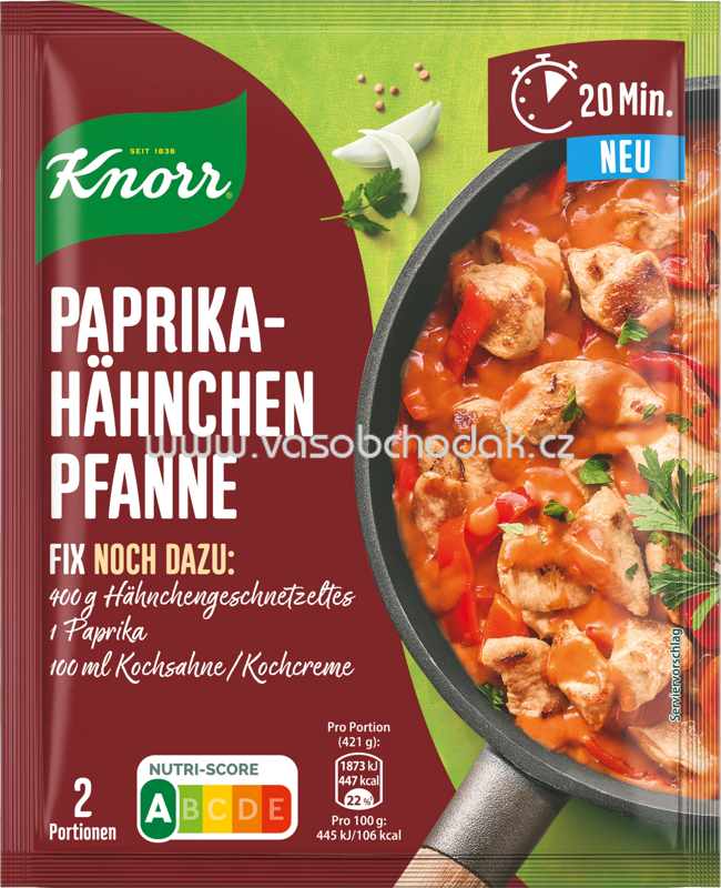 Knorr Fix Paprika Hähnchen Pfanne, 1 St
